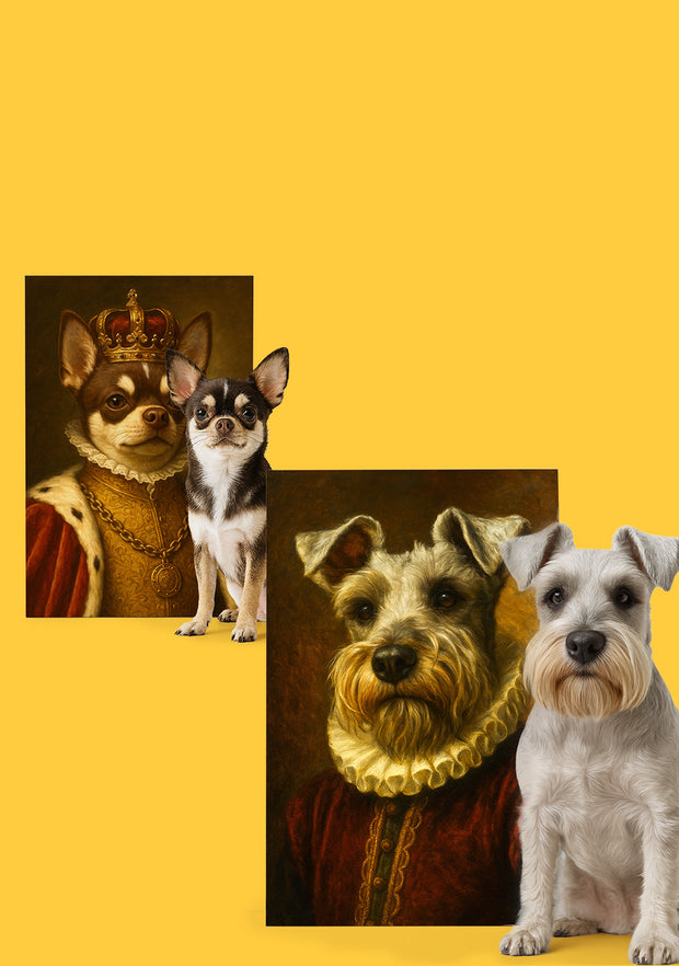 <h2>jouw huisdier als<br/>koninklijk kunstwerk</h2>